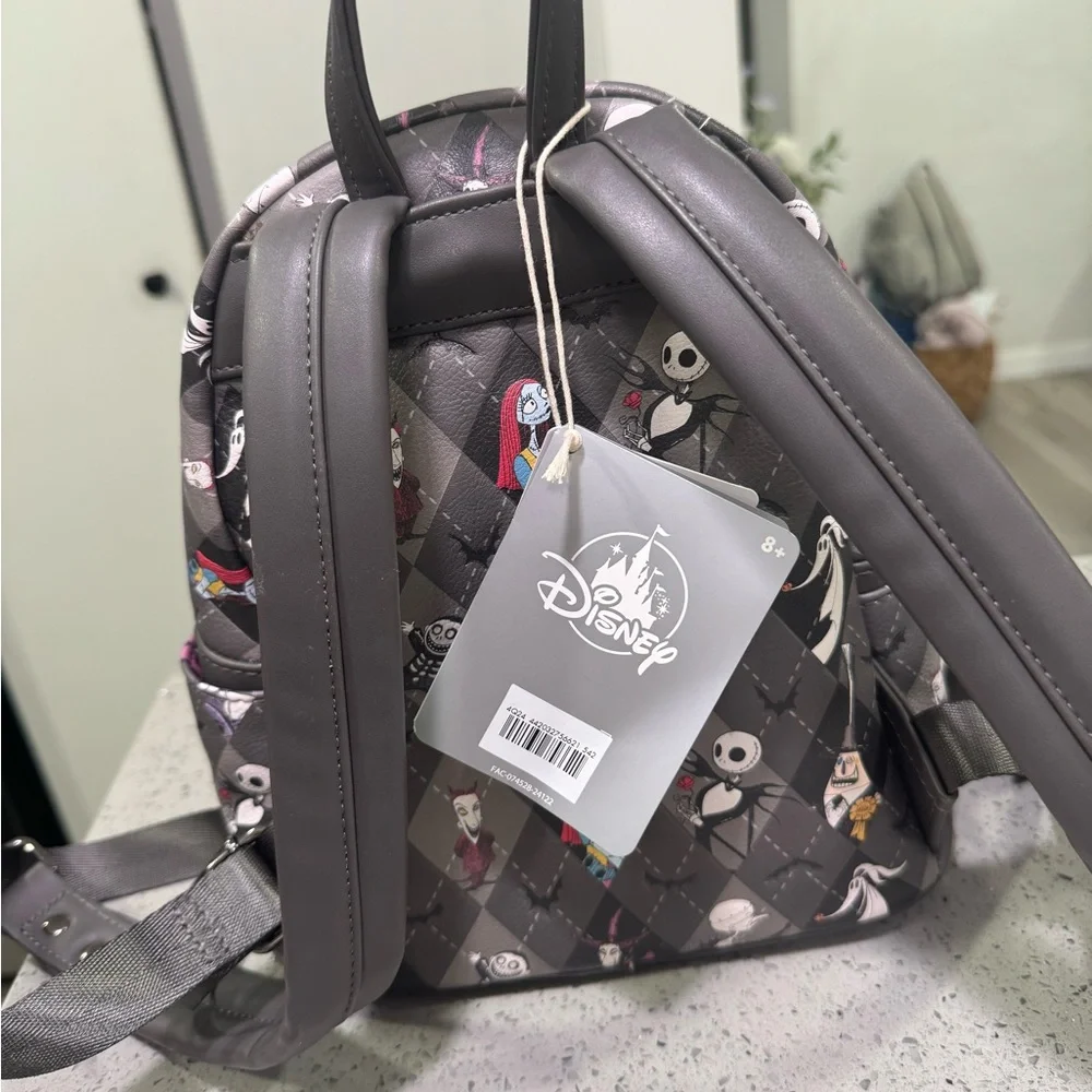 Loungefly Gray Nightmare Before Christmas Backpack - Picture 3 of 3